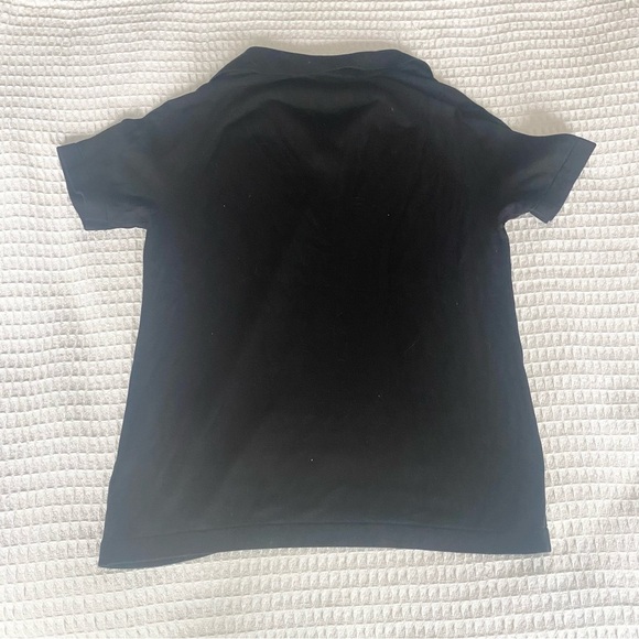 H&M muscle fit black sweater zip polo shirt size Large - Picture 6 of 6